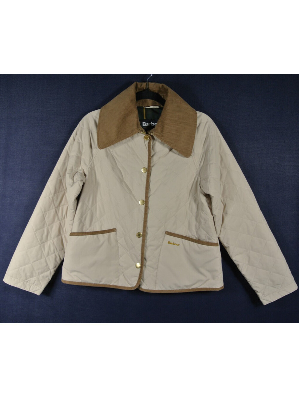 NEW,  BARBOUR Women's Gosford Quilted Jacket in French Oak Sz 12 #SJ2737